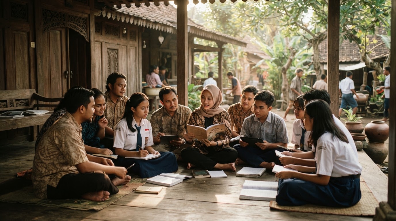 Menghidupkan Ruang Belajar Nyata di Balik Kehangatan Desa Nusantara